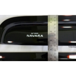 กันสาด สีดำ NAVARA 2 ประตู 2014 NISSAN นิสสันนาวาร่า 4014 v.2